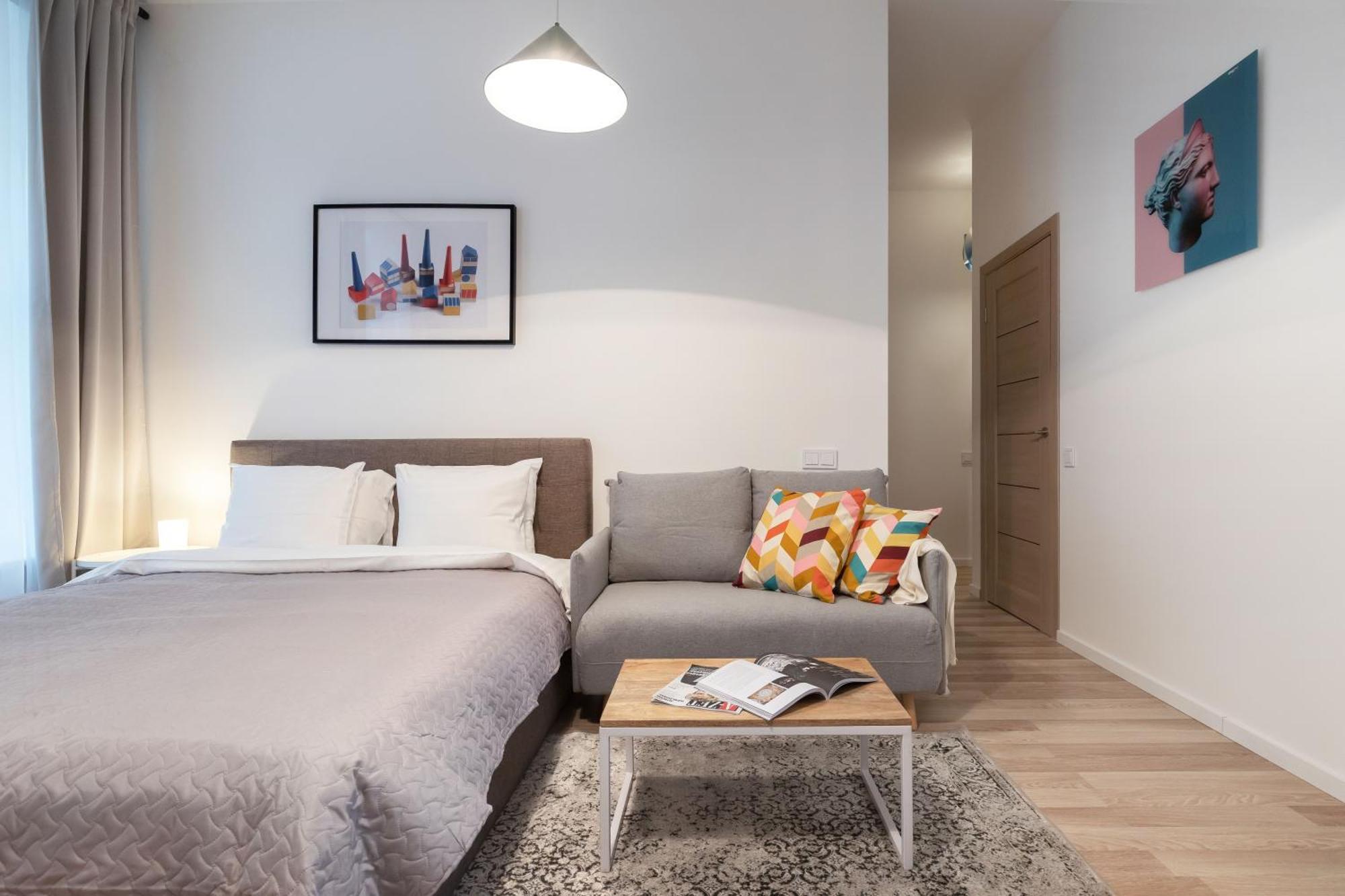 #Stayhere - Modern & Central Studio Apartments Wilna Zimmer foto